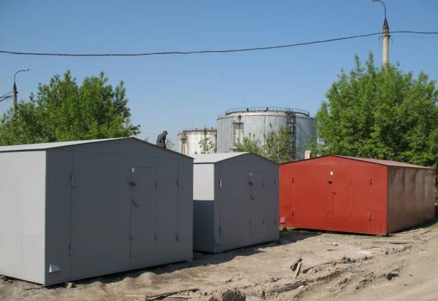 Металлический гараж сварной 6х3 м ТИП-2 Ижорский М-1